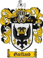 Gartland coat of arms family crest download