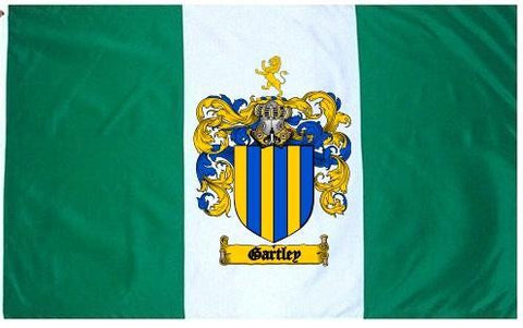 Gartley family crest coat of arms flag