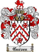 Garven coat of arms family crest download