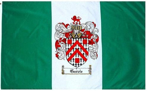 Garvie family crest coat of arms flag