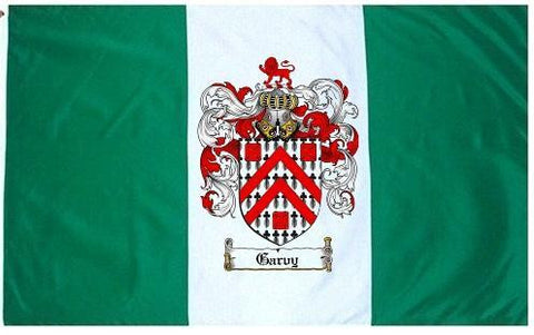 Garvy family crest coat of arms flag
