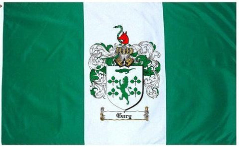 Gary family crest coat of arms flag