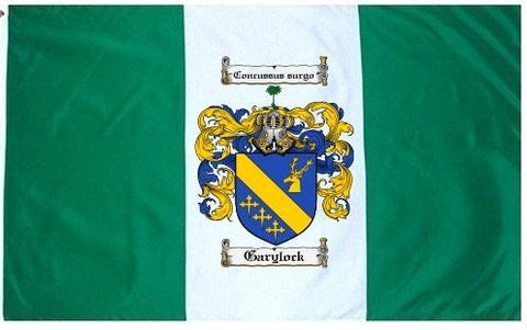 Garylock family crest coat of arms flag