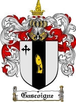 Gascoigne coat of arms family crest download