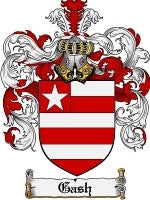 Gash coat of arms family crest download