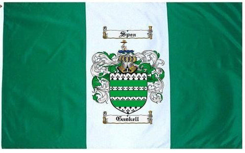 Gaskell family crest coat of arms flag