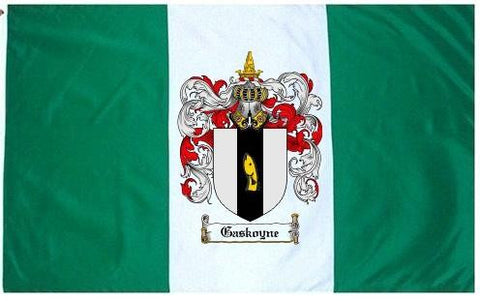 Gaskoyne family crest coat of arms flag