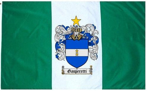 Gasperetti family crest coat of arms flag