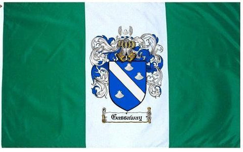 Gassaway family crest coat of arms flag