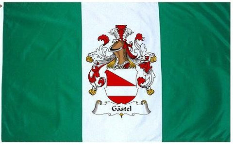 Gastel family crest coat of arms flag