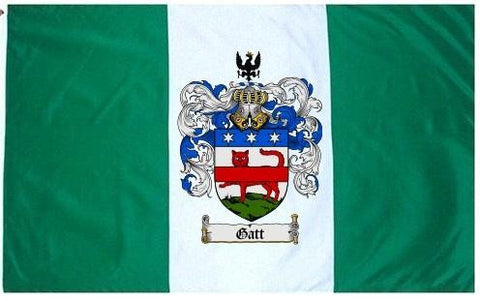 Gatt family crest coat of arms flag