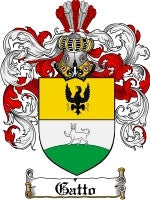 Gatto coat of arms family crest download