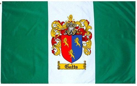 Gatts family crest coat of arms flag