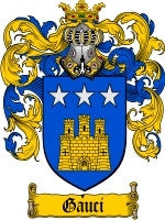 Gauci coat of arms family crest download