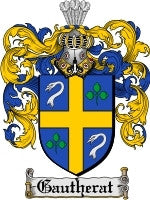 Gautherat coat of arms family crest download