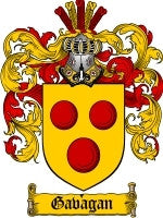 Gavagan coat of arms family crest download