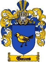 Gaves coat of arms family crest download