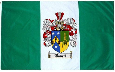 Gavril family crest coat of arms flag