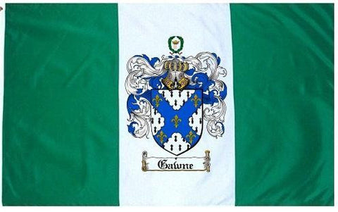 Gawne family crest coat of arms flag