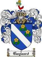 Gayleard coat of arms family crest download