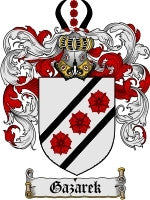 Gazarek coat of arms family crest download