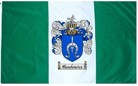 Gazdowicz family crest coat of arms flag