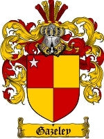 Gazeley coat of arms family crest download