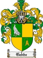 Gebbe coat of arms family crest download