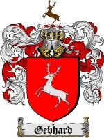 Gebhard coat of arms family crest download