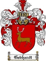 Gebhardt coat of arms family crest download