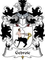 Gedroic coat of arms family crest download