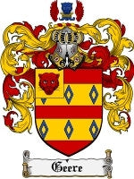 Geere coat of arms family crest download