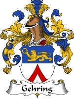 Gehring coat of arms family crest download