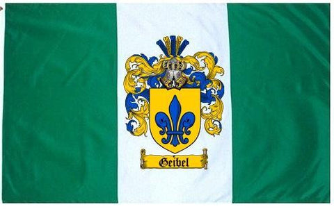Geibel family crest coat of arms flag