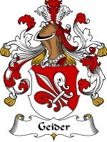 Geider coat of arms family crest download