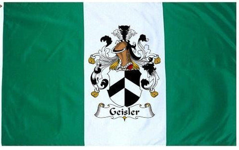 Geisler family crest coat of arms flag
