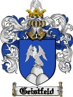 Geistfeld coat of arms family crest download