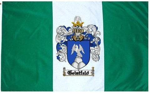 Geistfeld family crest coat of arms flag