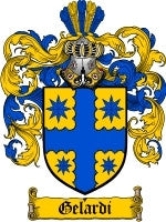 Gelardi coat of arms family crest download
