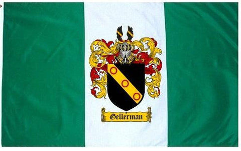 Gellerman family crest coat of arms flag