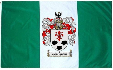 Gemignani family crest coat of arms flag