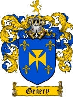 Genery coat of arms family crest download