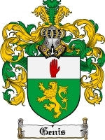 Genis coat of arms family crest download