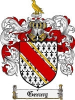 Genny coat of arms family crest download