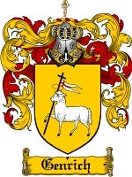 Genrich coat of arms family crest download