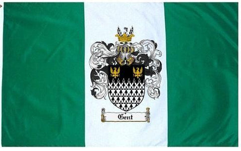 Gent family crest coat of arms flag