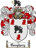 Geoghery coat of arms family crest download