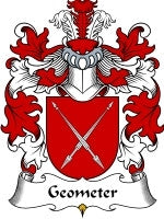 Geometer coat of arms family crest download