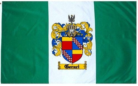 Geraci family crest coat of arms flag