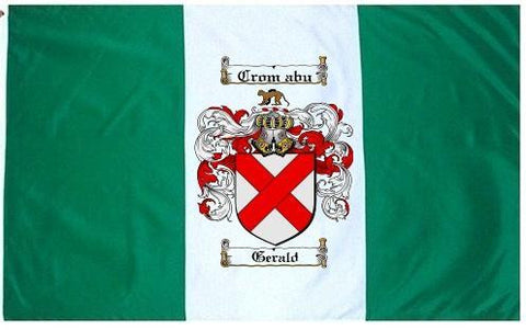 Gerald family crest coat of arms flag